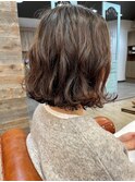 アンニュイワンレン切りっぱなしボブくせ毛風【PARS内山祐志】