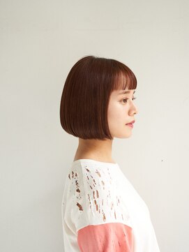 ジュール 新宿三丁目(Joule) 顔型別ヘアスタイル特集/マロンベージュ/Aラインボブ/新宿三丁目