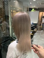 ラフ 難波店(LAFF)&nbsp;#黒髪#ボブルフ#ネビージュ#小顔#ワンレン