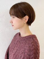 アイティーバイアルバム 藤沢店(IT by ALBUM)&nbsp;ブラウンショート_アースカラーくびれヘアツートン_ba377721
