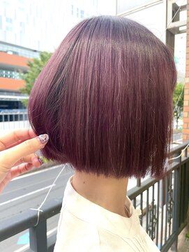 ラビス 浦和(Lovis) デザインカラー/レイヤーカット/ウェットヘア/夏のヘアアレンジ