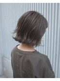 ブルーグレージュ ボブ