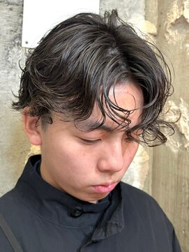 アカ(ACA) メンズマッシュパーマ波巻ツイストスパイラルパーマ札幌大通