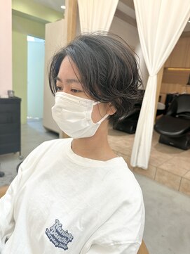 ロンドアジュール 横浜(Lond azur) ニュアンスショートパーマで楽セット【横浜ショート】