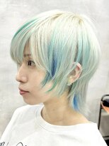 ロア 福岡天神本店(LORE)&nbsp;ダブルカラーベージュカラーケアブリーチカラーハイトーンカラー