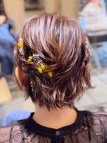 フォーエス(4S)&nbsp;結婚式ヘアアレンジ/ショートヘア