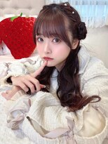 いちごの国のおひめさま？片耳ひつじヘア＊まゆ