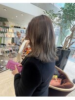オブ ヘアー 自由が丘 ウエスト(Of HAIR WEST)&nbsp;柔らかい白髪染めカラー/アッシュオリーブ/アースカラー