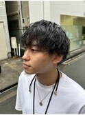 メンズ × パーマ