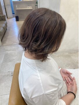 ラボヌールヘアーグレース 門前仲町店(La Bonheur hair grace) 癖をいかしたボブ