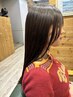 ［究極の髪質改善♪］酸性ストレートパーマ（全体)+カット　￥33000→31900