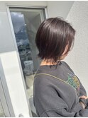 レイヤーボブ×レッドブラウン