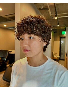 ログ(Log) short×nuanceperm