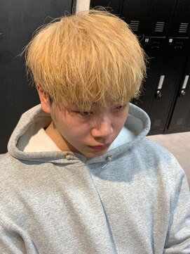 アッドバイケーツー 心斎橋(add by k-two Men's) ハイトーンカラー/ブリーチカラー/ホワイトミルクティー/メンズ