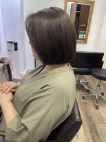 ハーツ(Heart's) 白髪ぼかし/イメチェンヘアスタイル/前髪カタログ/ショートボブ