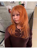 ダブ ムート(DaB MUUT)&nbsp;ハイトーンオレンジ/レイヤーカット