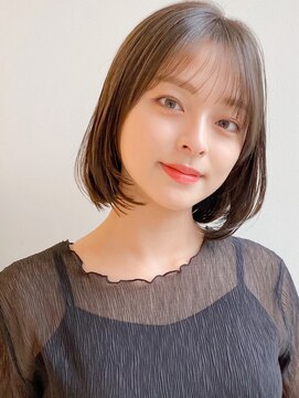 エトラ 渋谷店(etora) 前髪 外ハネボブ ワイドバング イメチェン 美髪"