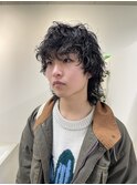 ウルフパーマ　無造作パーマ