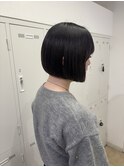 あごラインのミニボブ