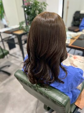 シャルムバイルーチェココ(CHARME by Lu'ce coco) ナチュラルカール×オリーブベージュ