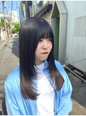 あごしたからジャキジャキレイヤーカット