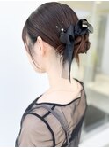 カチモリ　お呼ばれヘアセット