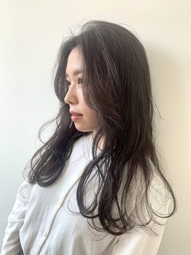 コワファースト させぼ五番街店(COIFF1RST) 韓国風フェイスレイヤー×暗髪カラー