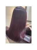 レディースカット&レッドカラー