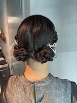シャルムバイケンジ(Charm.by KENJE)&nbsp;【ツインお団子】結婚式/浴衣/着付/銀座/ヘアセット/アレンジ