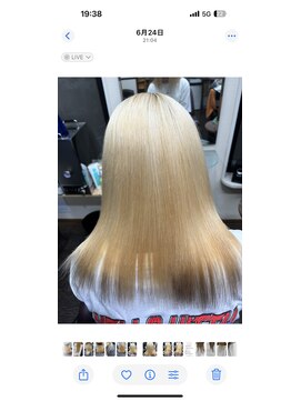 ベルウッド(BELL WOOD) 高難易度縮毛整形ブリーチ毛