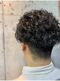 MEN'S HAIR/ブルーブラック/フェザーパーマ/千葉駅