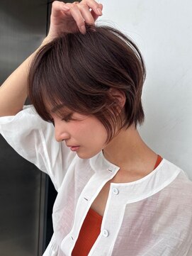 アスター 天神大名店(Aster) オリーブグレー/ボブ/顔周り/小顔/レイヤー/髪質改善/縮毛矯正