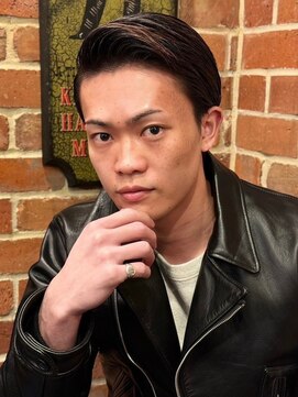 ヒロギンザ 銀座一丁目店(HIRO GINZA) 王道クラシック！ポマードで仕上げるタイト七三スリックバック