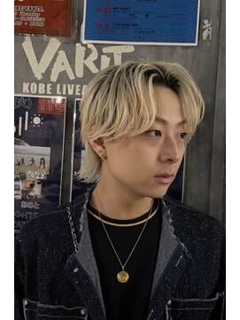 メロウ 神戸三宮(mellow) センターパート /ニュアンスパーマ /メンズカット /女子ウケ