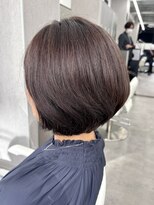 ロエ 元町店(Loe) 大人の上品ショートボブ × ツヤ感ブラウン