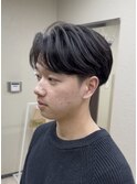 刈り上げセンターパート