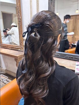 ハーフアップ/アレンジ