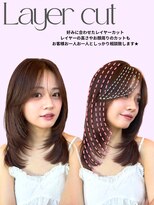 ロンド ボーイ 表参道(Lond BOY)&nbsp;韓国顔周り/ハイレイヤーカット/ミディアムレイヤーカット/原宿