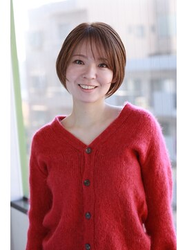 ヘアドゥ 千葉中央店(hair do) ハイライトショートボブ