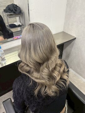 プライズ 所沢プロぺ通り店(prize) グレージュカラー ブリーチダブルカラー 所沢