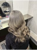 グレージュカラー ブリーチダブルカラー 所沢