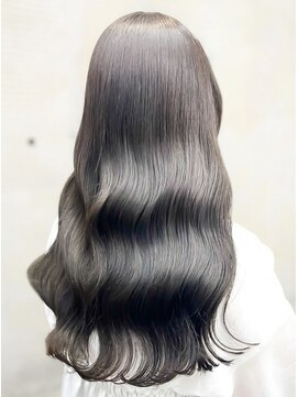 ロックス バイ マグ 松本(rocks BY MAG) 艶感ロング◎アイスグレージュで美髪ストレート