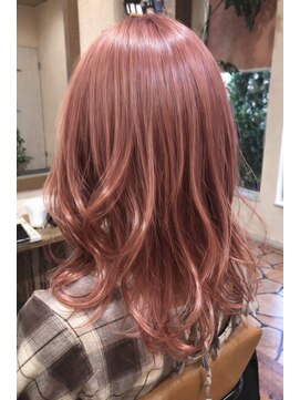 グランヘアー 大町店(GRANHAIR) ゆるふわミディ×ベビーピンク