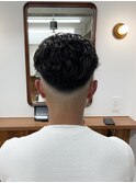MEN’S/サーフカール/刈り上げセンターパート/表参道駅/青山 