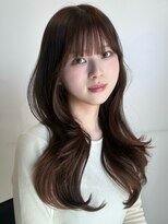 アイシー 表参道(ICY)&nbsp;イエベさんオススメウォームブラウン&顔周りカット