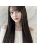 【ご新規様☆平日限定】カット+美髪ストレート+超音波トリートメント 17000