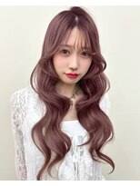 ロンドイディールバンダイ 新潟万代(Lond ideal)&nbsp;ペールピンク×フォワード巻きスタイル