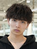 フィフス 大分(fifth)&nbsp;大分シャドウパーマメンズカットラウンドマッシュツーブロック