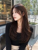 バグズ ヘアデザイン 桔梗が丘店(Baguz HAIR DESIGN) 髪質改善くびれレイヤーロング韓国シースルーバング美髪艶髪