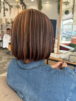 ボンドヘアステージ 良福寺店(BOND hair stage) ハイライト風アンブレラカラー